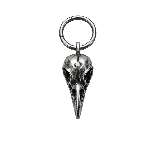 Crow Skull Charm